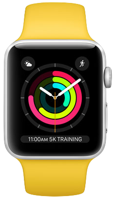 Apple Watch Series 2 – 38 vagy 42 mm-es tokméret