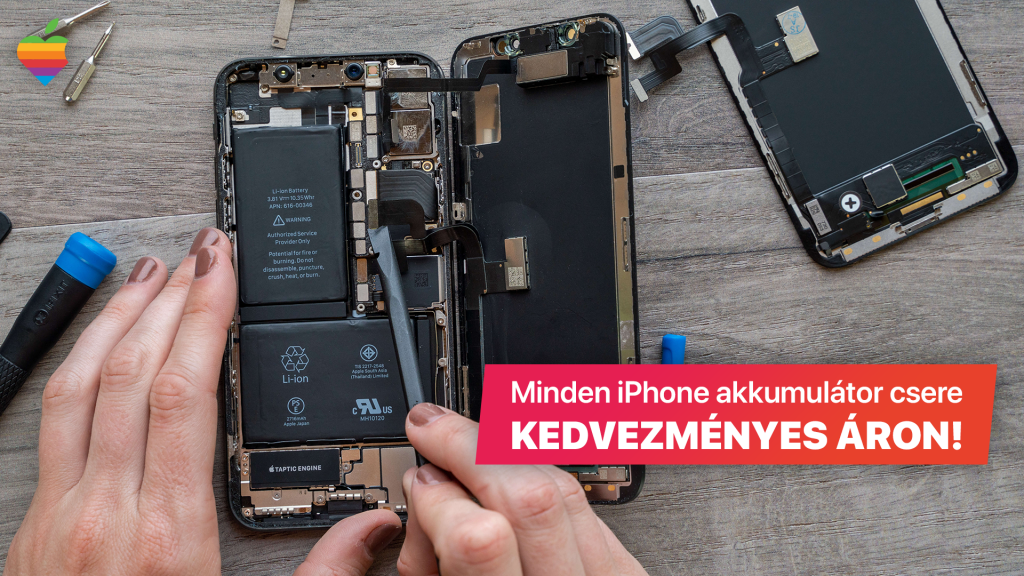 2020. December 31-ig minden iPhone akkumulátor csere 10% kedvezménnyel! Lejárt!