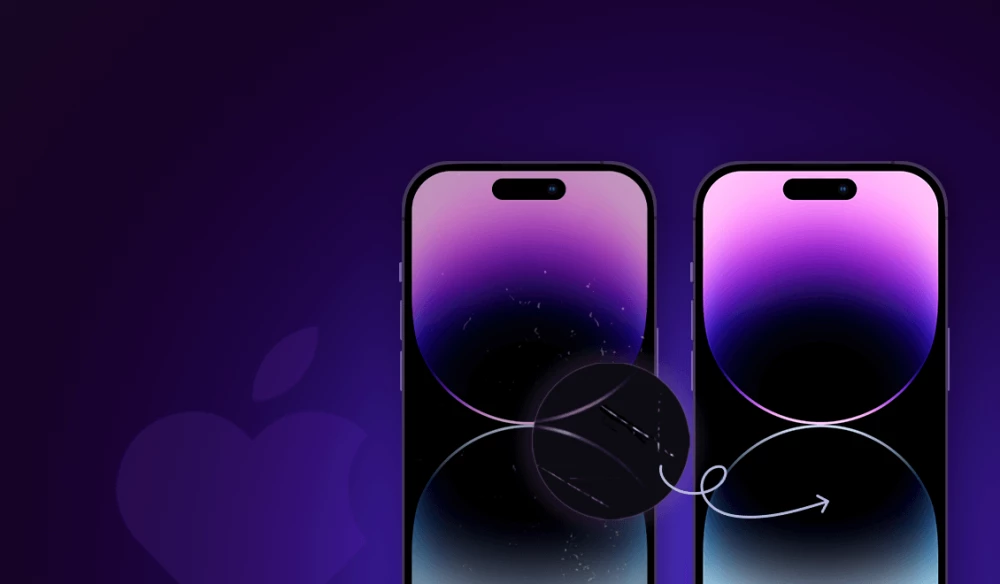 iPhone és Apple Watch kijelző polírozás