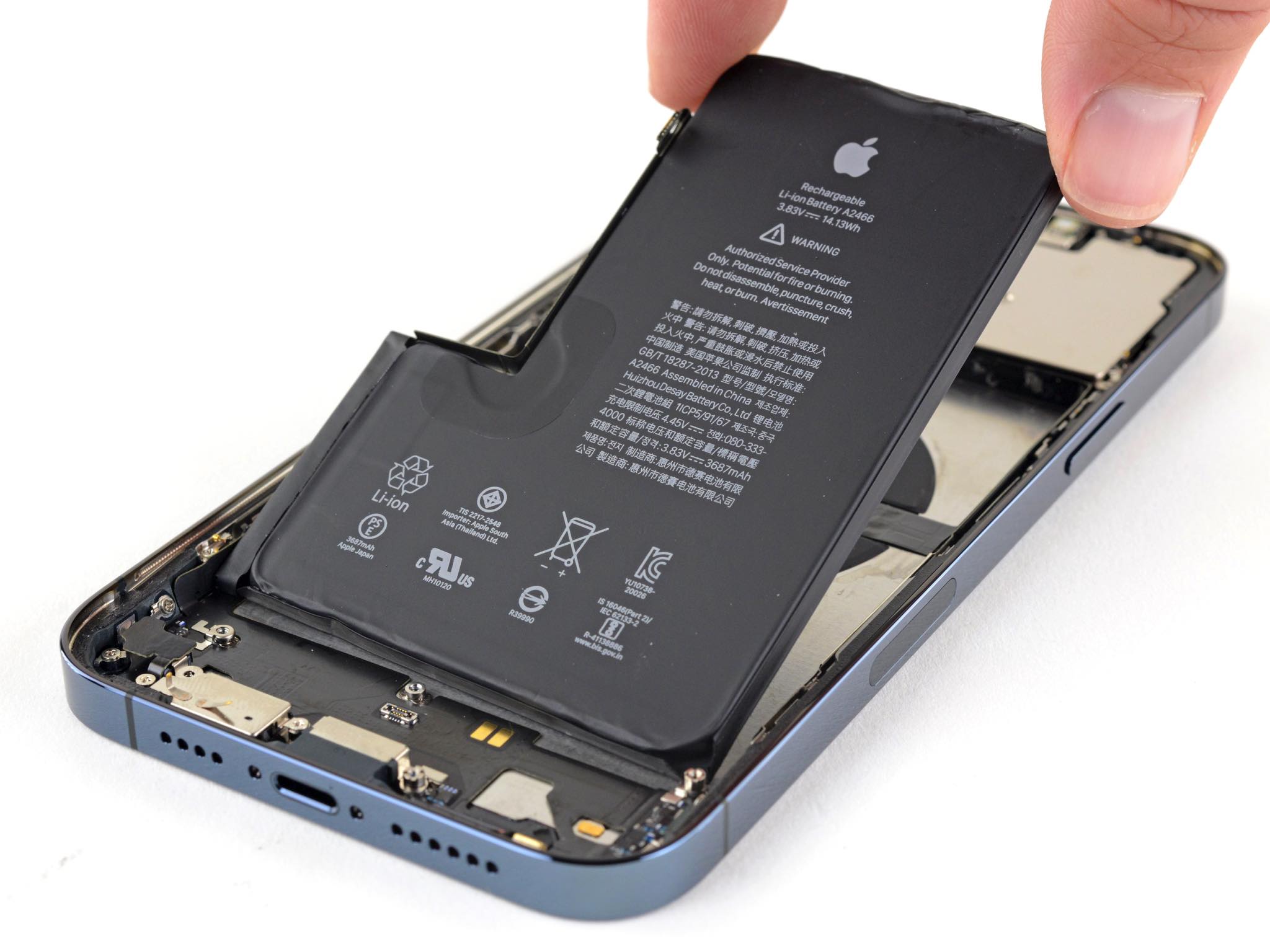 Eredeti Apple iPhone akkumulátor csere